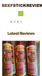 Mobile Screenshot of beefstickreviews.com